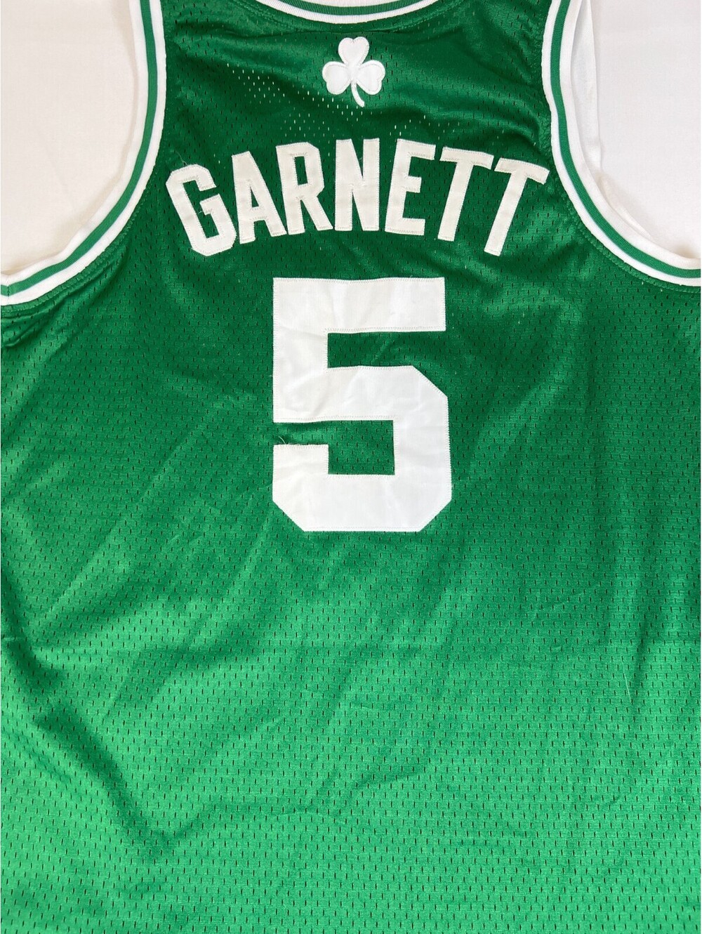 Adidas Boston Celtics Kevin Garnett 5 Men M Green Basketball Jersey NBA - Picture 6 of 10